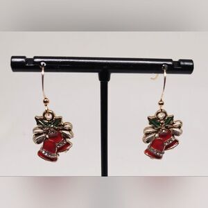 Christmas earrings bells dangle new e72